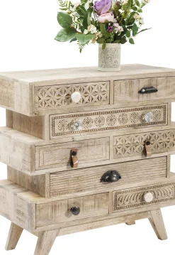 Byrå Puro Butterfly - Liten Byrå i Trä med 5 Lådor - KARE Design