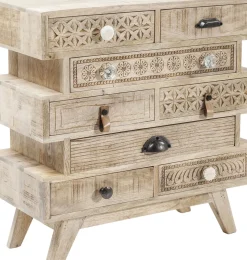 Byrå Puro Butterfly - Liten Byrå i Trä med 5 Lådor - KARE Design