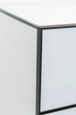 Byrå Soran 5 Lådor - Spegelglas/Svart, 65x114cm - KARE Design