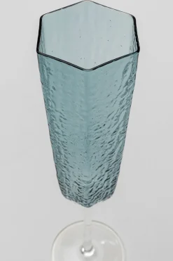 Champagneglas Cascata - Blå - KARE Design