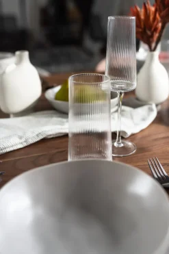 Champagneglas Riffle - Räfflat Glas - KARE Design