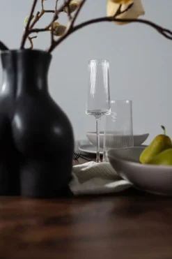 Champagneglas Riffle - Räfflat Glas - KARE Design
