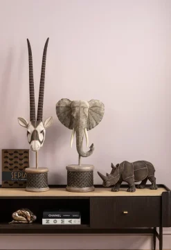 Dekor Antelope Head - Skulptur på Fot, 79 cm - KARE Design