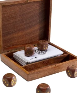 Dekor Card Box Gamble - Låda med Kort, Trä, (7/part) - KARE Design
