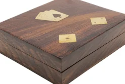 Dekor Card Box Gamble - Låda med Kort, Trä, (7/part) - KARE Design