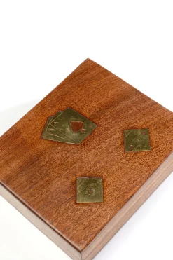 Dekor Card Box Gamble - Låda med Kort, Trä, (7/part) - KARE Design