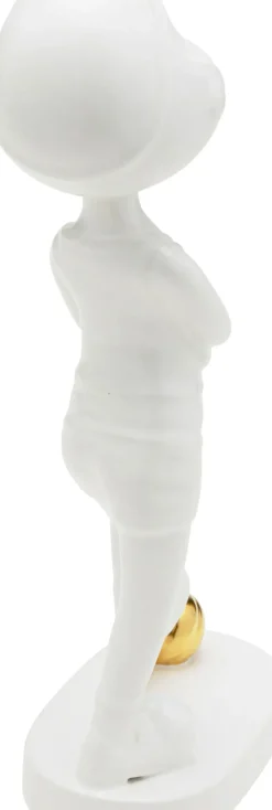 Dekorfigur Ball Girl - Vit, 29cm - KARE Design