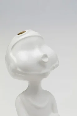 Dekorfigur Ball Girl - Vit, 29cm - KARE Design