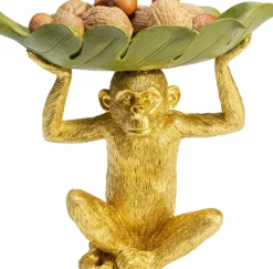 Dekorfigur Banana Leaf - Apa med Skål - KARE Design