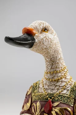 Dekorfigur Bird Lady Duck - Anka, Vit, 31cm - KARE Design
