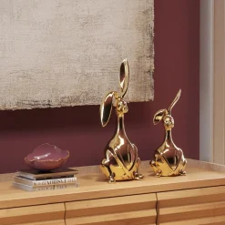 Dekorfigur Bunny Gold, 37cm - KARE Design