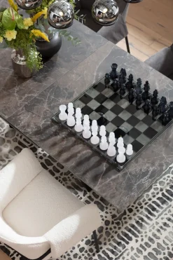 Dekorfigur Chess Transparent - schack, 60x60cm - KARE Design