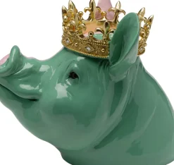 Dekorfigur Crowned Pig, 28cm - KARE Design
