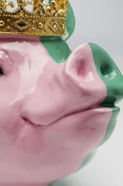 Dekorfigur Crowned Pig, 28cm - KARE Design