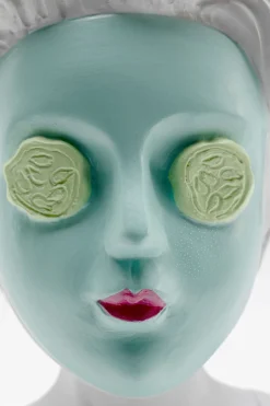 Dekorfigur Cucumber Mask, 20cm - KARE Design