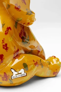 Dekorfigur Elephant - Gul, 18cm - KARE Design