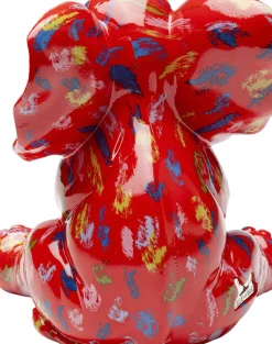 Dekorfigur Elephant - Röd, 18cm - KARE Design