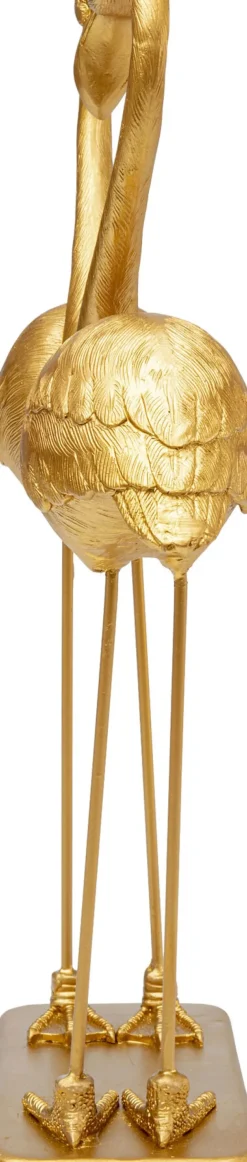 Dekorfigur Flamingo Love - Guld, 39cm - KARE Design