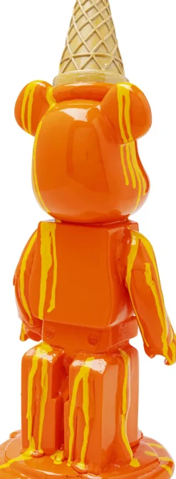 Dekorfigur Gelato Bear - Björn, Orange, 40cm - KARE Design