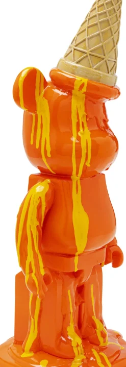 Dekorfigur Gelato Bear - Björn, Orange, 40cm - KARE Design