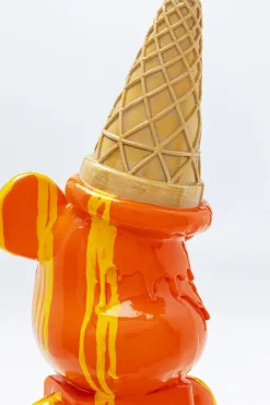 Dekorfigur Gelato Bear - Björn, Orange, 40cm - KARE Design