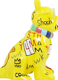 Dekorfigur Graffiti Dog - Gul, 122cm - KARE Design