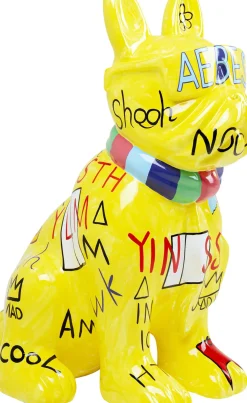 Dekorfigur Graffiti Dog - Gul, 122cm - KARE Design