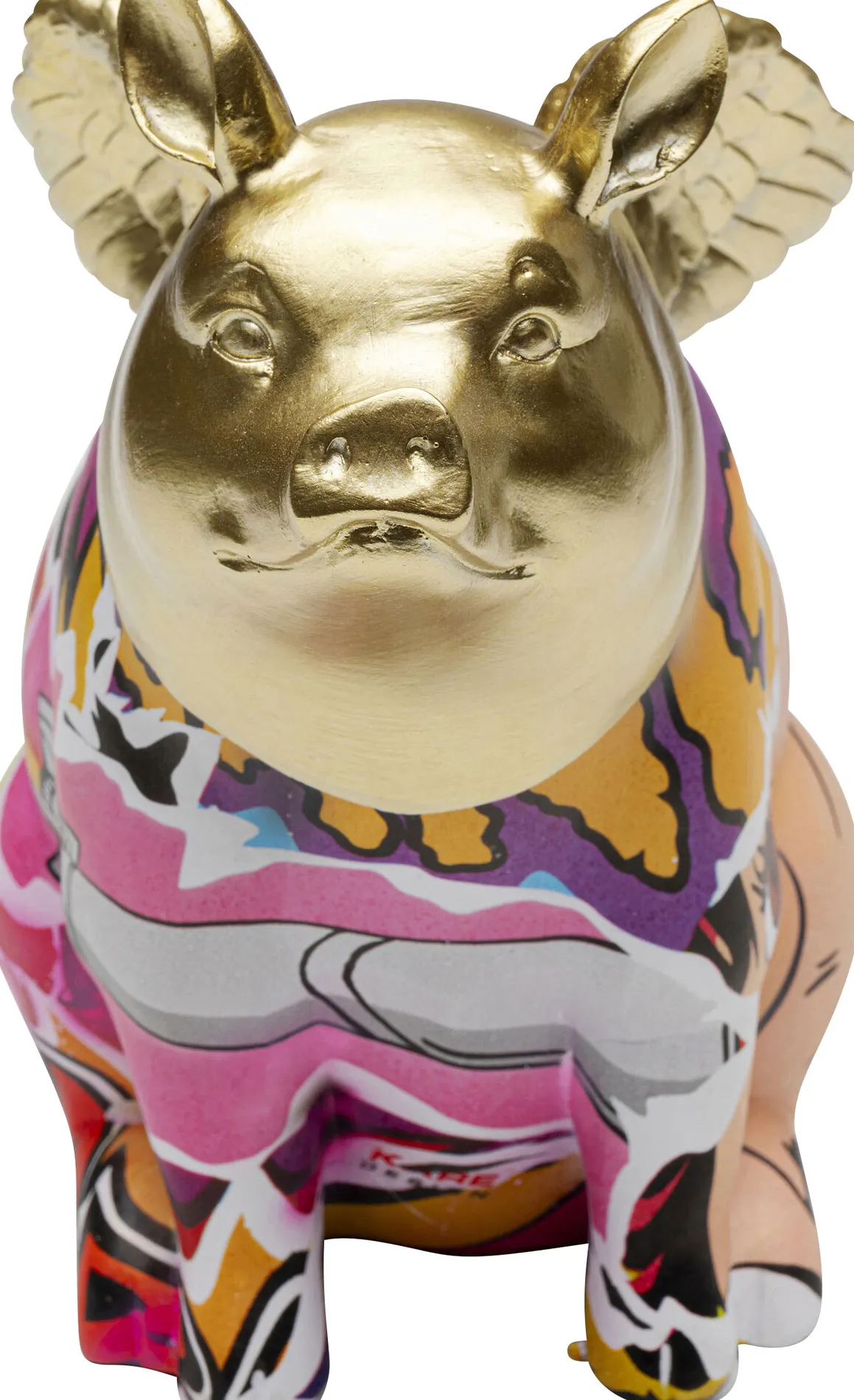 Dekorfigur Graffiti Flying Pig, 16cm - KARE Design