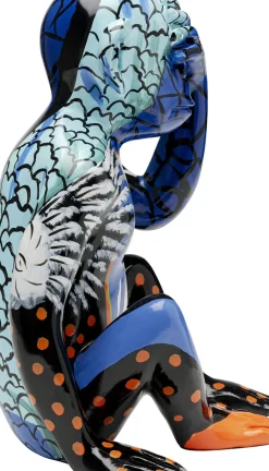 Dekorfigur Graffiti Monkey - Blå, 39cm - KARE Design
