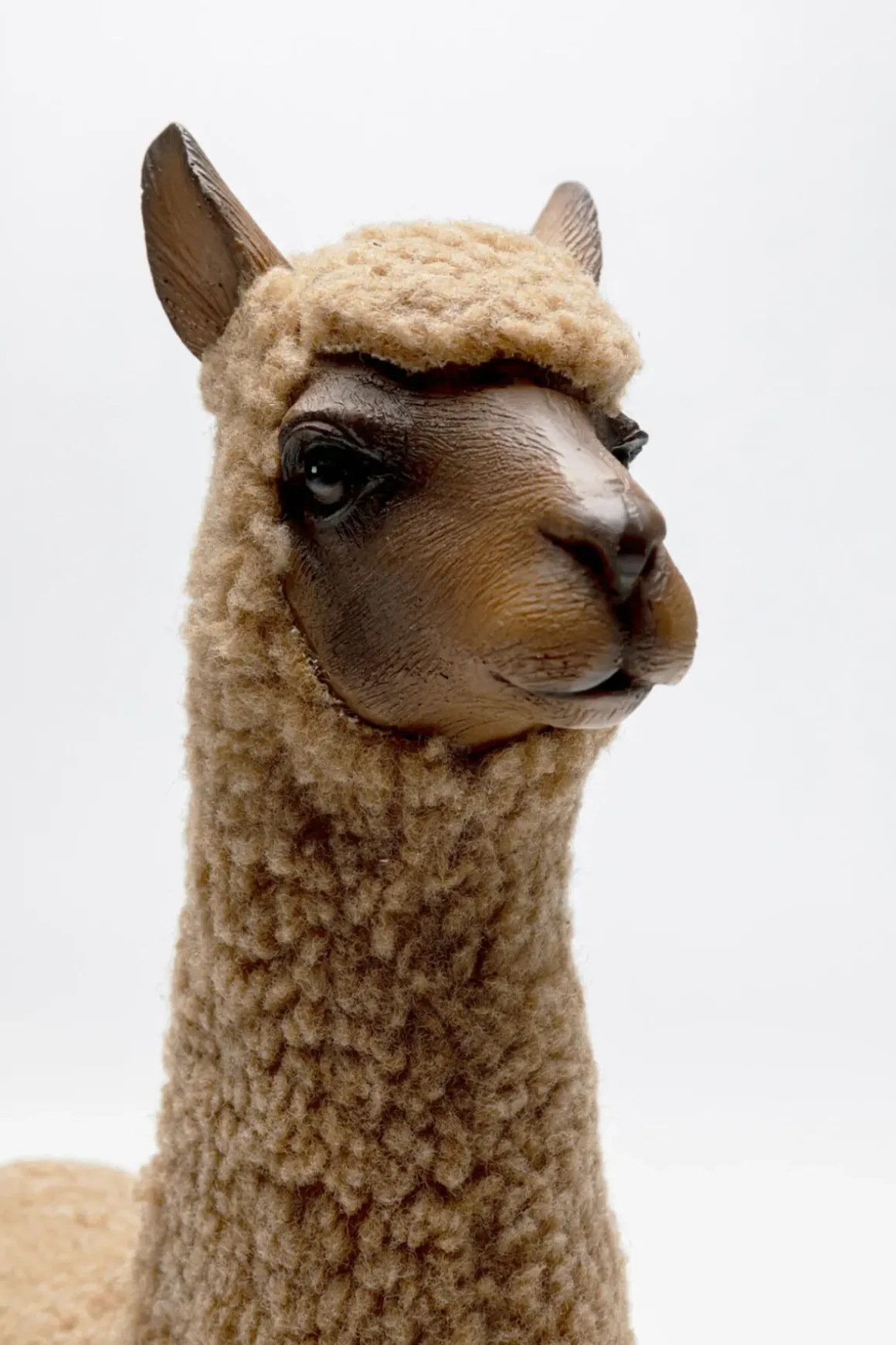 Dekorfigur Happy Alpaca - Alpacka, I Ull, 38cm - KARE Design