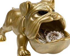 Dekorfigur Hungry Dog - Guld Hund, 37cm - KARE Design