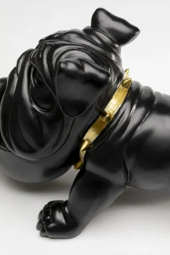 Dekorfigur Hungry Dog - Svart Hund, 37cm - KARE Design