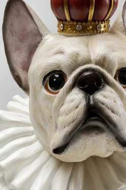 Dekorfigur King Dog - Hund, Vit, 33cm - KARE Design