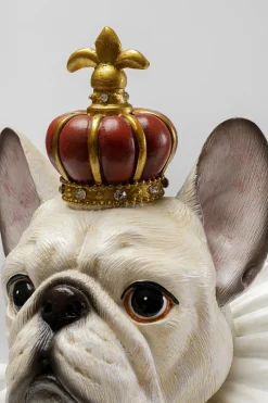 Dekorfigur King Dog - Hund, Vit, 33cm - KARE Design