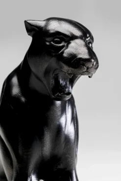 Dekorfigur Pantera - Panter, Svart, 19cm - KARE Design