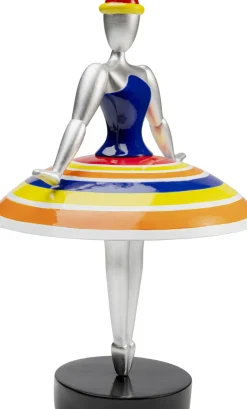 Dekorfigur Primaballerina - ballerina, randig, 35cm - KARE Design