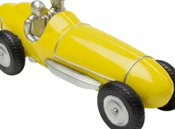 Dekorfigur Racing Car - Bil, Gul 9cm - KARE Design