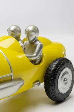 Dekorfigur Racing Car - Bil, Gul 9cm - KARE Design
