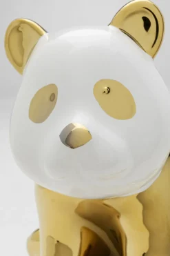 Dekorfigur Sitting Panda - Guld, 18cm - KARE Design