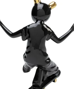 Dekorfigur Skating Astronaut - Svart, 21cm - KARE Design