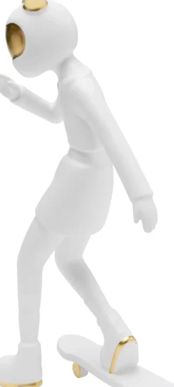Dekorfigur Skating Astronaut - Vit, 33cm - KARE Design