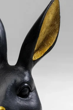 Dekorfigur Sweet Rabbit - Kanin, Svart, 23cm - KARE Design