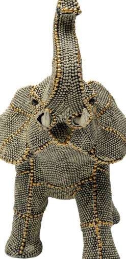 Dekorfigur Walking Elephant Pearls, 24cm - KARE Design