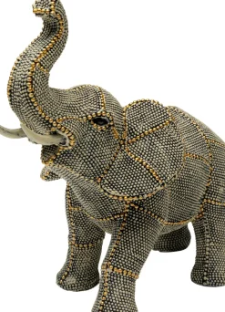 Dekorfigur Walking Elephant Pearls, 24cm - KARE Design
