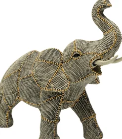 Dekorfigur Walking Elephant Pearls, 24cm - KARE Design