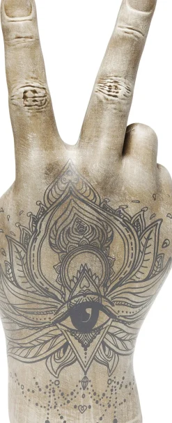 Dekor Hand Victory Tattoo Eye 36cm - KARE Design