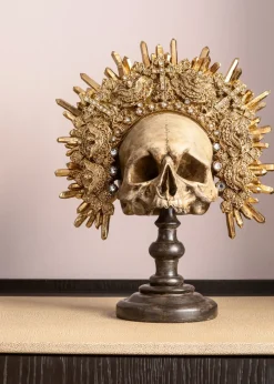 Dekor King Skull - Skulptur på Fot - KARE Design