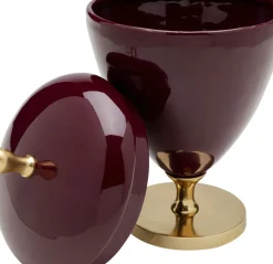 Dekor Salome - Urna, Röd, emalj, 24cm - KARE Design