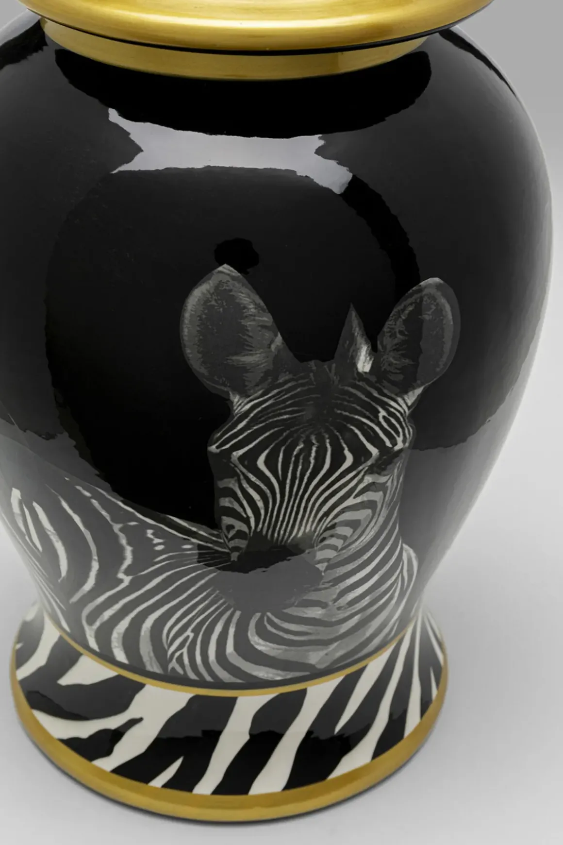Dekor Urna Zebra, 46cm - KARE Design