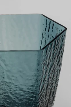 Dricksglas Cascata - Blå, Höjd 10,7cm - KARE Design